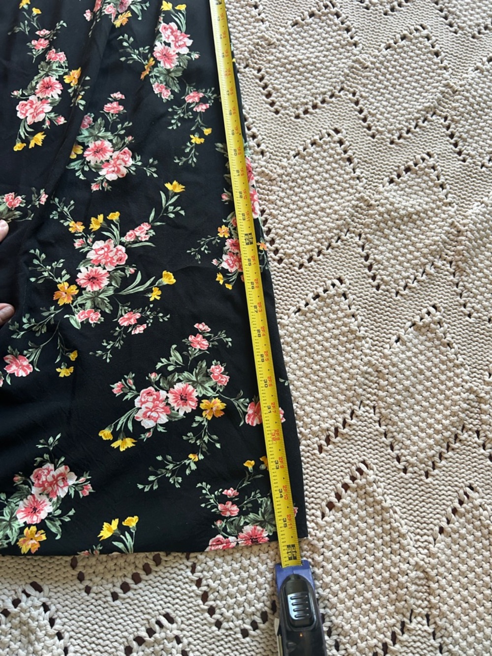 Old Navy Beautiful Black Floral Cami Midi Dress Szene L - Picture 8 of 9